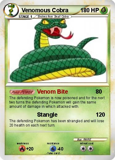 Pokemon Venomous Cobra