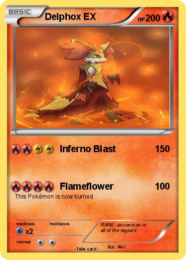 Pokemon Delphox EX