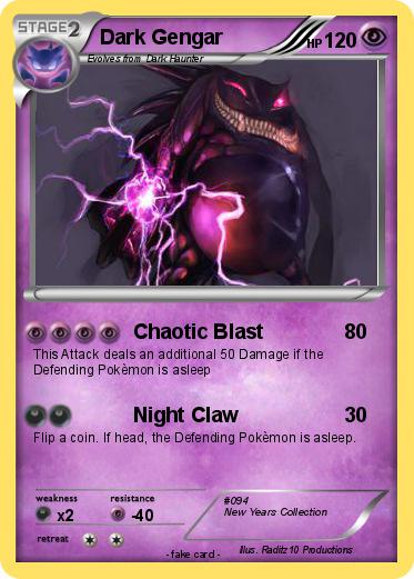 Pokemon Dark Gengar