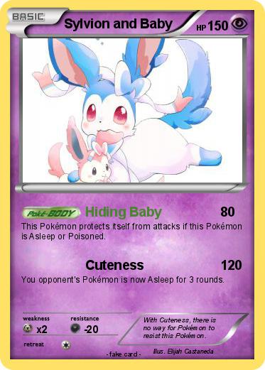 Pokemon Sylvion and Baby