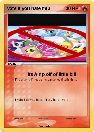Pokemon vote if you hate mlp