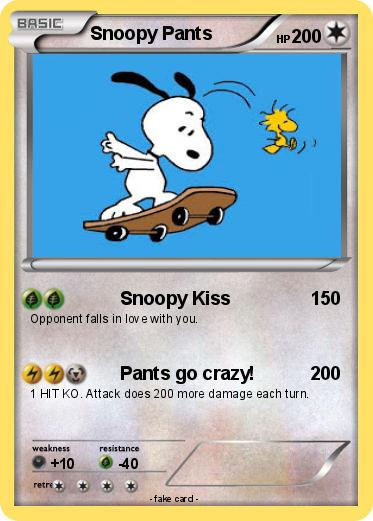 Pokemon Snoopy Pants