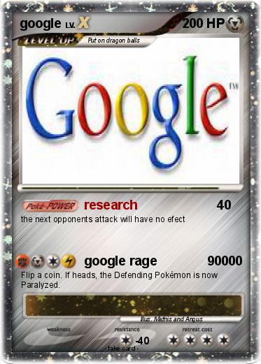 Pokemon google