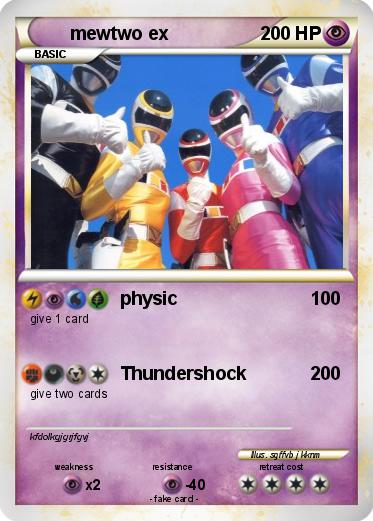 Pokemon mewtwo ex