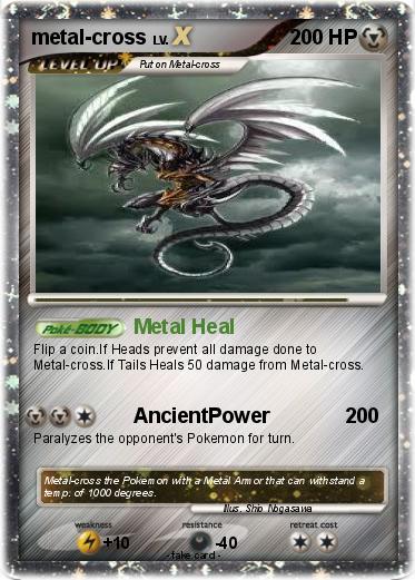 Pokemon metal-cross