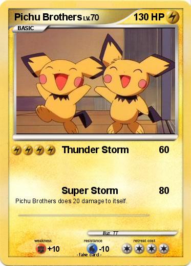 Pokemon Pichu Brothers