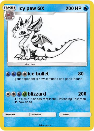 Pokemon Icy paw GX