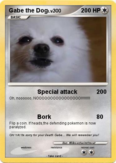 Pokemon Gabe the Dog