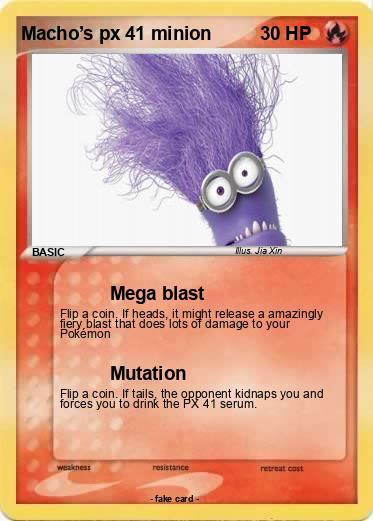 Pokemon Macho’s px 41 minion