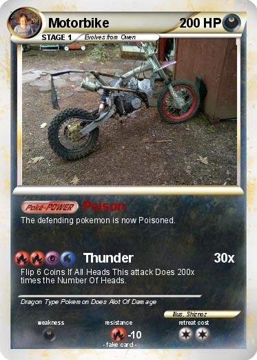 Pokemon Motorbike