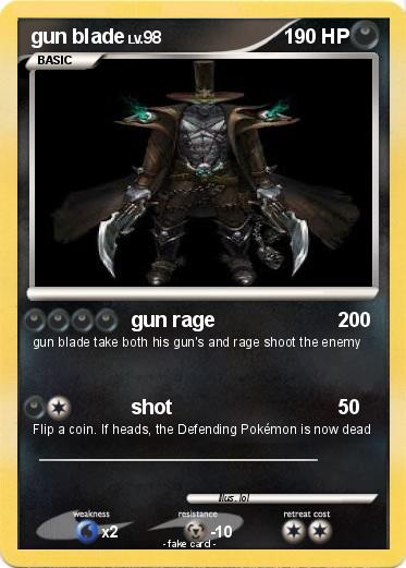 Pokemon gun blade