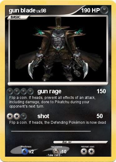 Pokemon gun blade