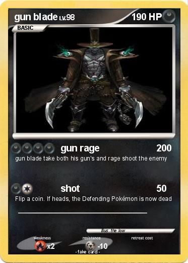 Pokemon gun blade