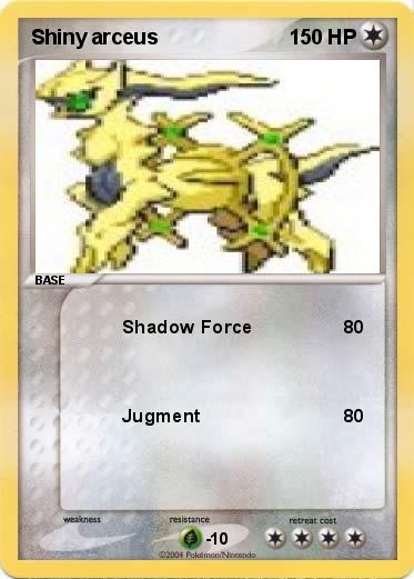 Pokemon Shiny arceus
