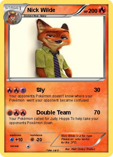 Pokemon Nick Wilde