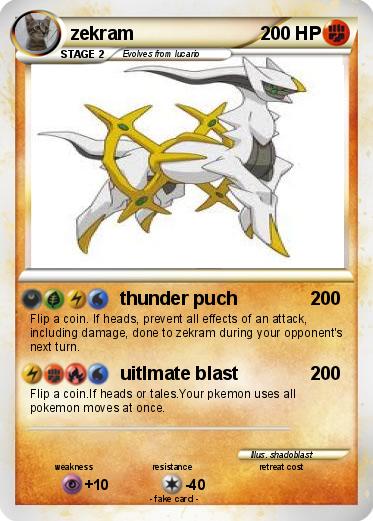 Pokemon zekram