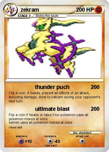 Pokemon zekram