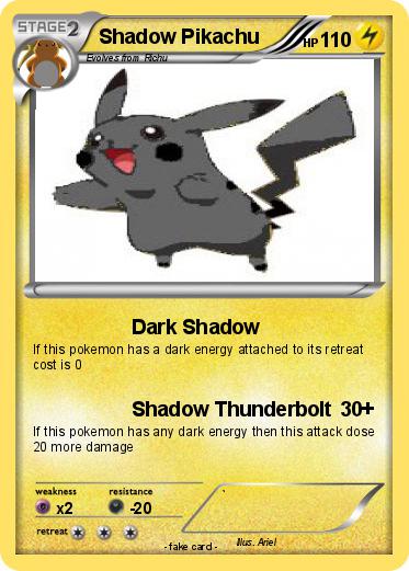 Pokemon Shadow Pikachu