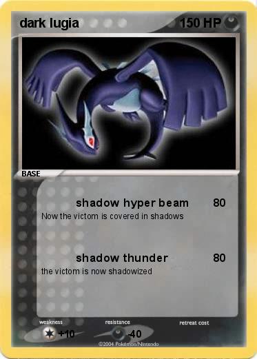 Pokemon dark lugia
