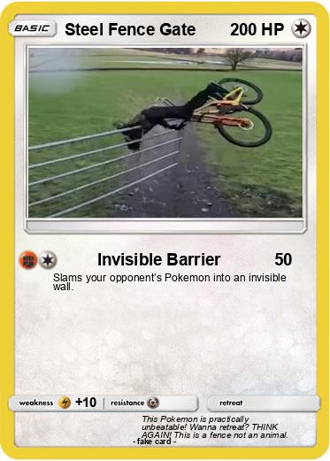 Pokemon Steel Fence Gate
