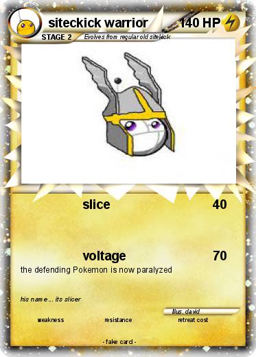 Pokemon siteckick warrior