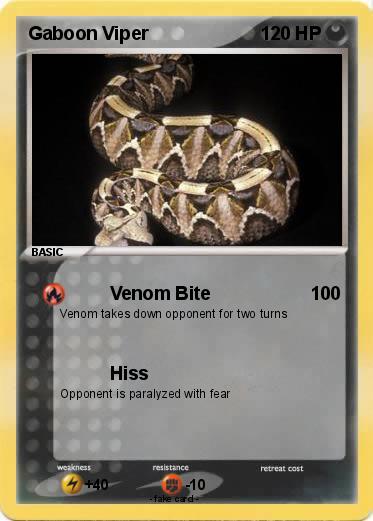 Pokemon Gaboon Viper