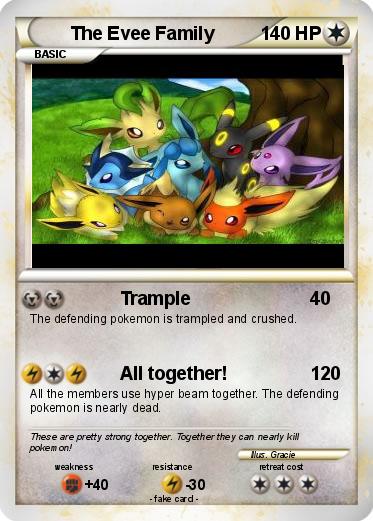 Pokemon The Evee Family