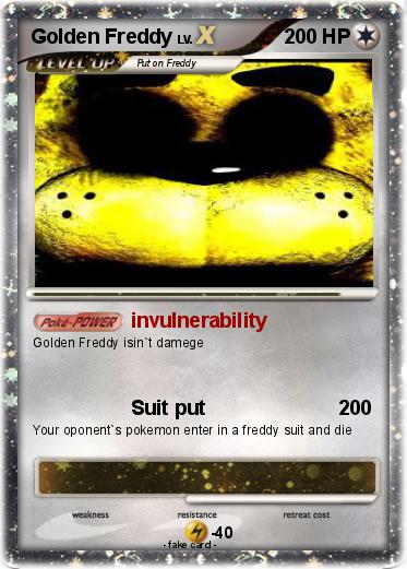 Pokemon Golden Freddy
