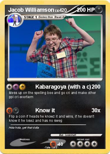 Pokemon Jacob Williamson