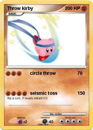 Pokemon Throw kirby