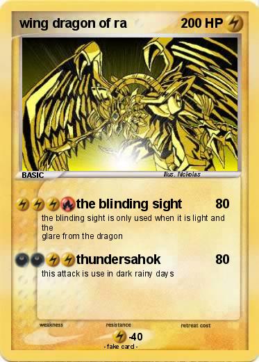 Pokemon wing dragon of ra