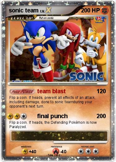 Pokemon sonic team