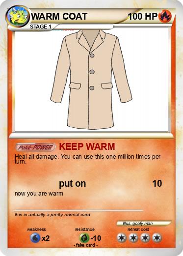 Pokemon WARM COAT