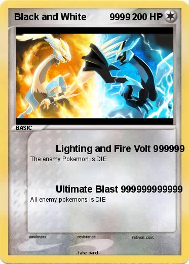 Pokemon Black and White         9999
