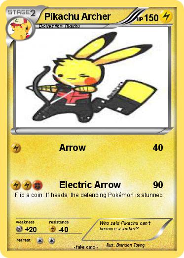 Pokemon Pikachu Archer