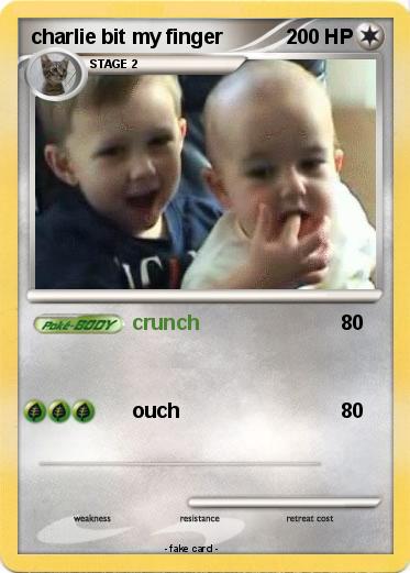 Pokemon charlie bit my finger
