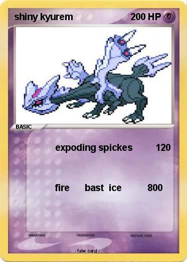 Pokemon shiny kyurem