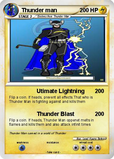 Pokemon Thunder man