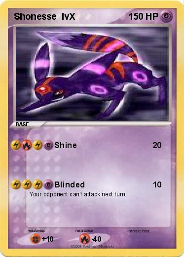 Pokemon Shonesse  lvX