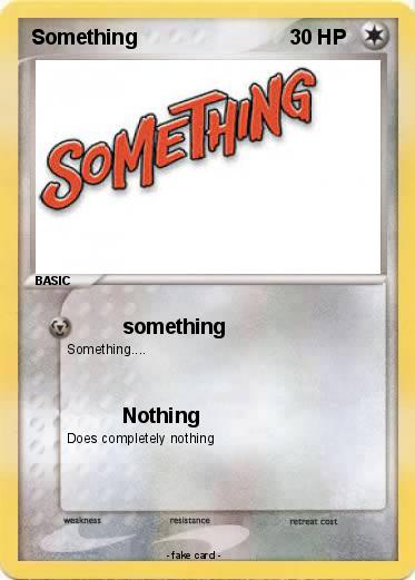 Pokemon Something