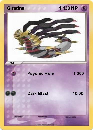 Pokemon Giratina                           1,1