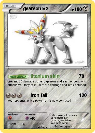 Pokemon geareon EX