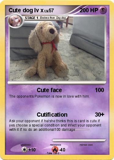Pokemon Cute dog lv x