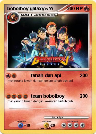 Pokemon boboiboy galaxy