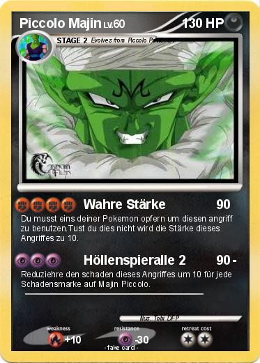 Pokemon Piccolo Majin