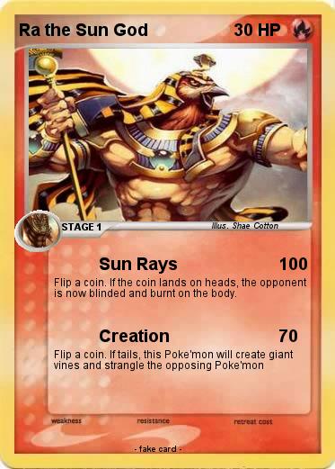 Pokemon Ra the Sun God