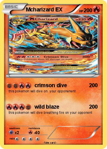 Pokemon Mcharizard EX