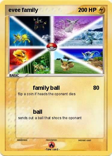 Pokemon evee family