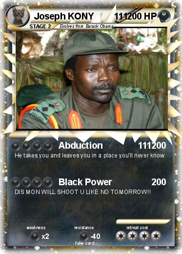 Pokemon Joseph KONY        111