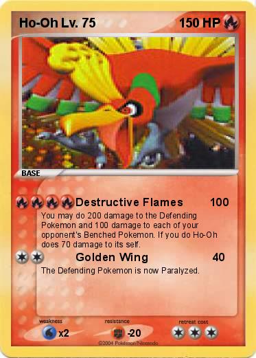 Pokemon Ho-Oh Lv. 75